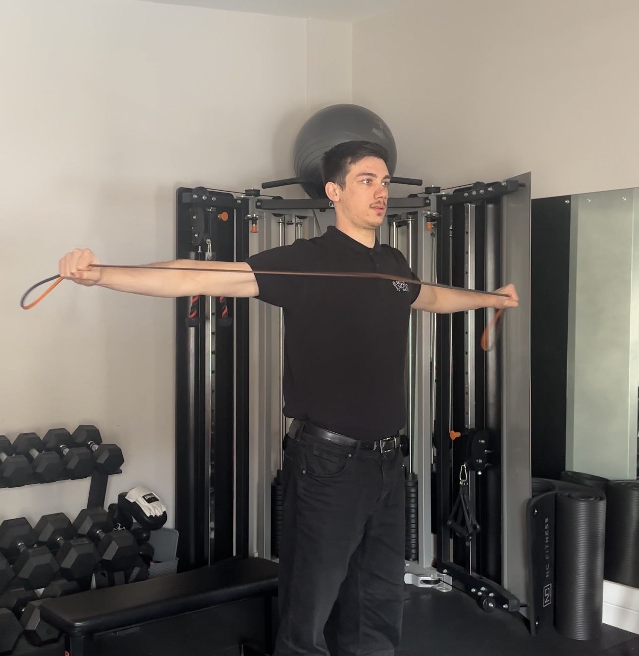Band Pull-Aparts Exercise